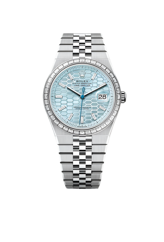 Land-Dweller – 40mm Platinum & Diamond Edition Oyster Case | Premium | Luxury Redefined