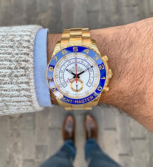 Yacht-Master Full Gold | 7AAA Premium Automatic Watch for Men – Now Back in Stock