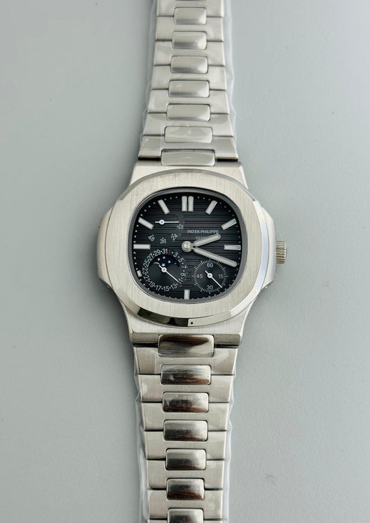 Nautilus Power Reserve Silver – Premium Men’s Automatic Watch | Limited Edition