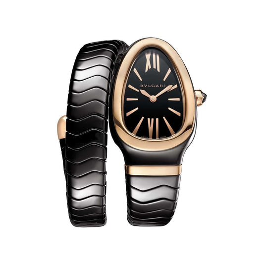 Serpenti Black Snake Watch – Iconic Elegance in Motion