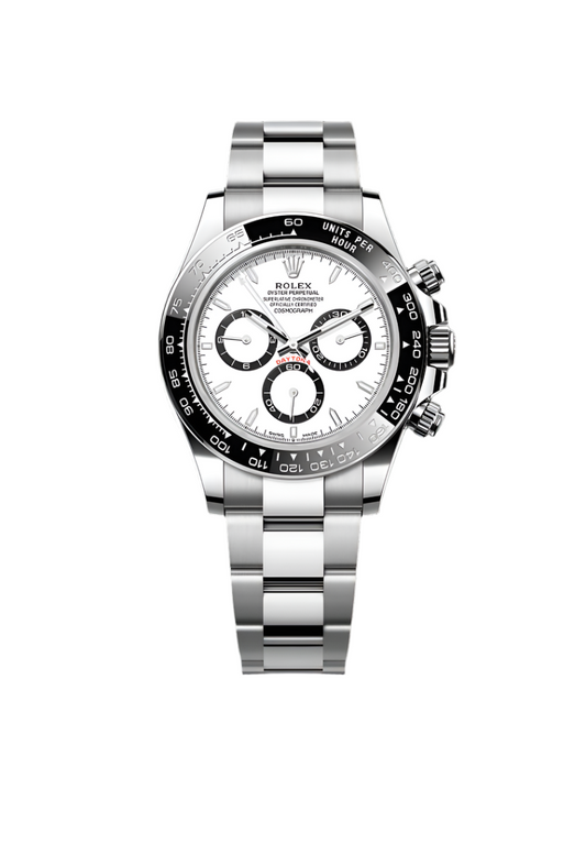 Daytona 40MM – White Dial, 100% Oystersteel Chronograph Watch