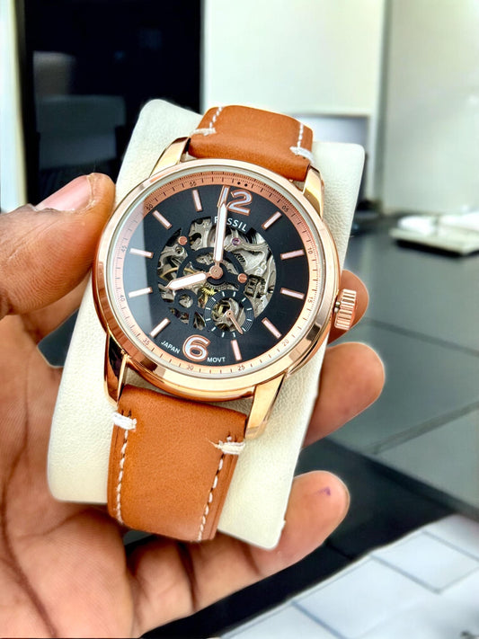 Automatic Leather Watch for Men – Timeless Style for Any Occasion