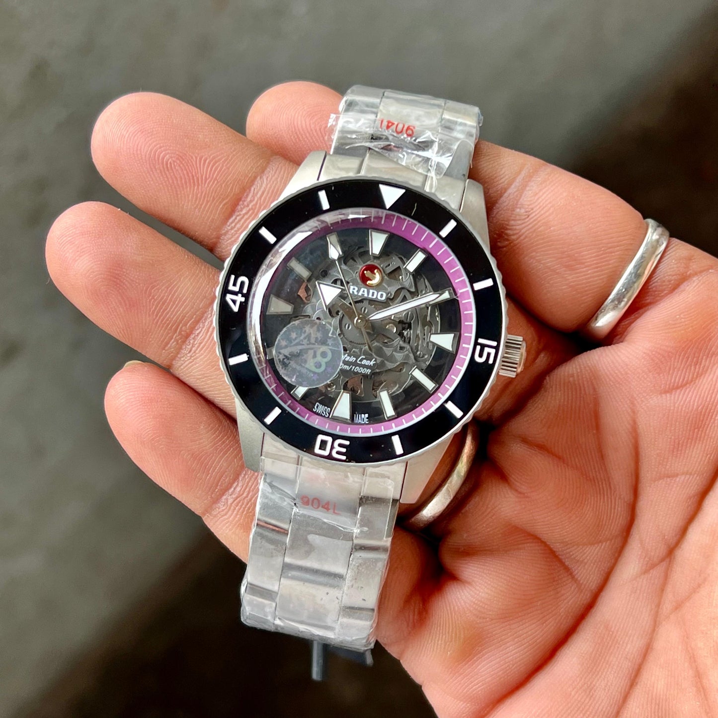 IMP Captain Cook – Premium Matte Grey Automatic Watch for Men