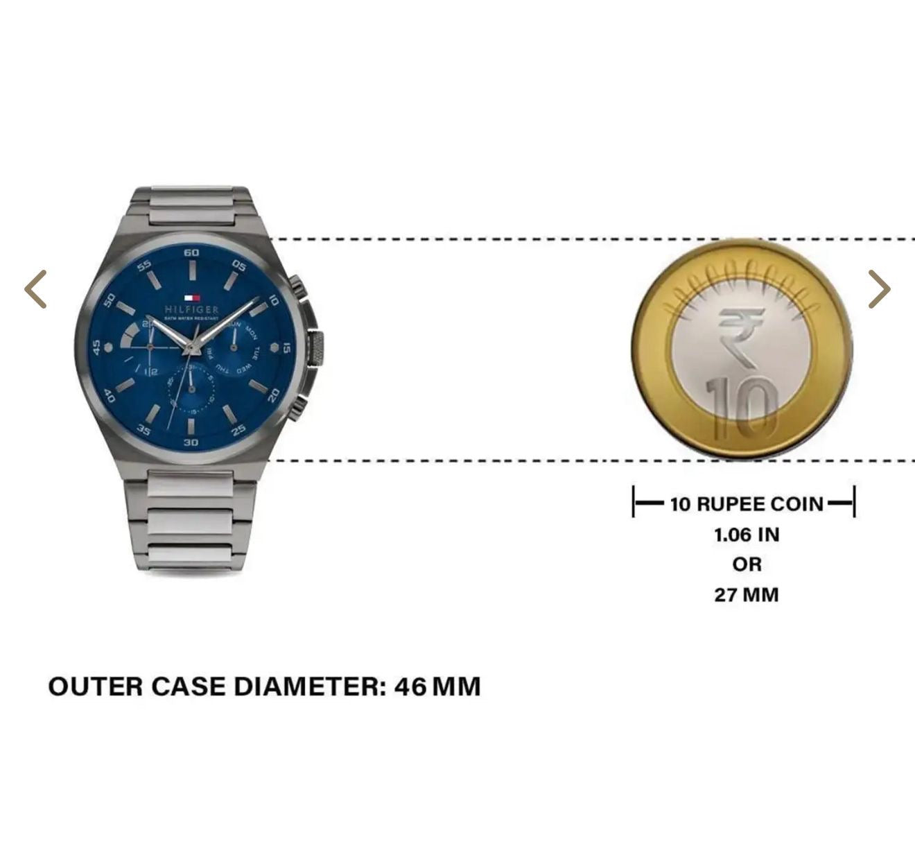 Men’s Premium Chronograph Watch – Blue Dial | Original Quality