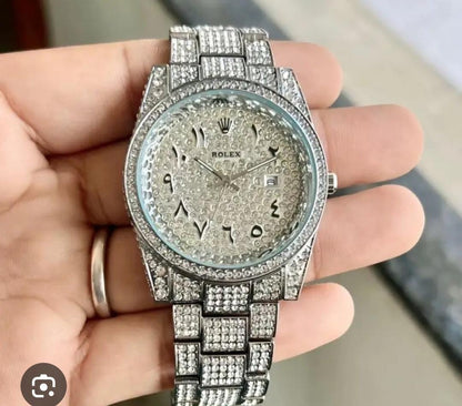 Men’s Diamond Collection Watch – Arabic Numbers | Party & Wedding Special