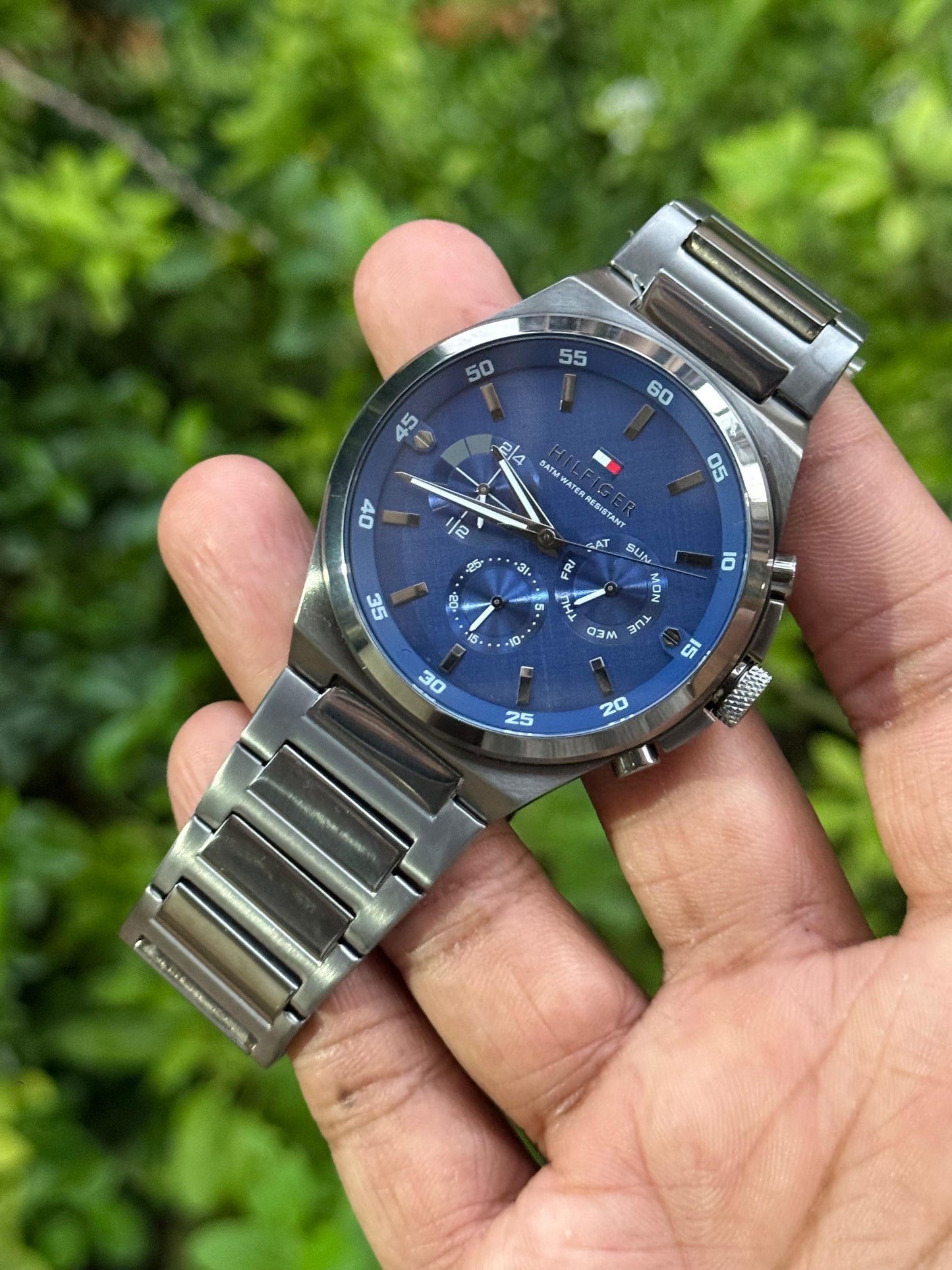 Men’s Premium Chronograph Watch – Blue Dial | Original Quality