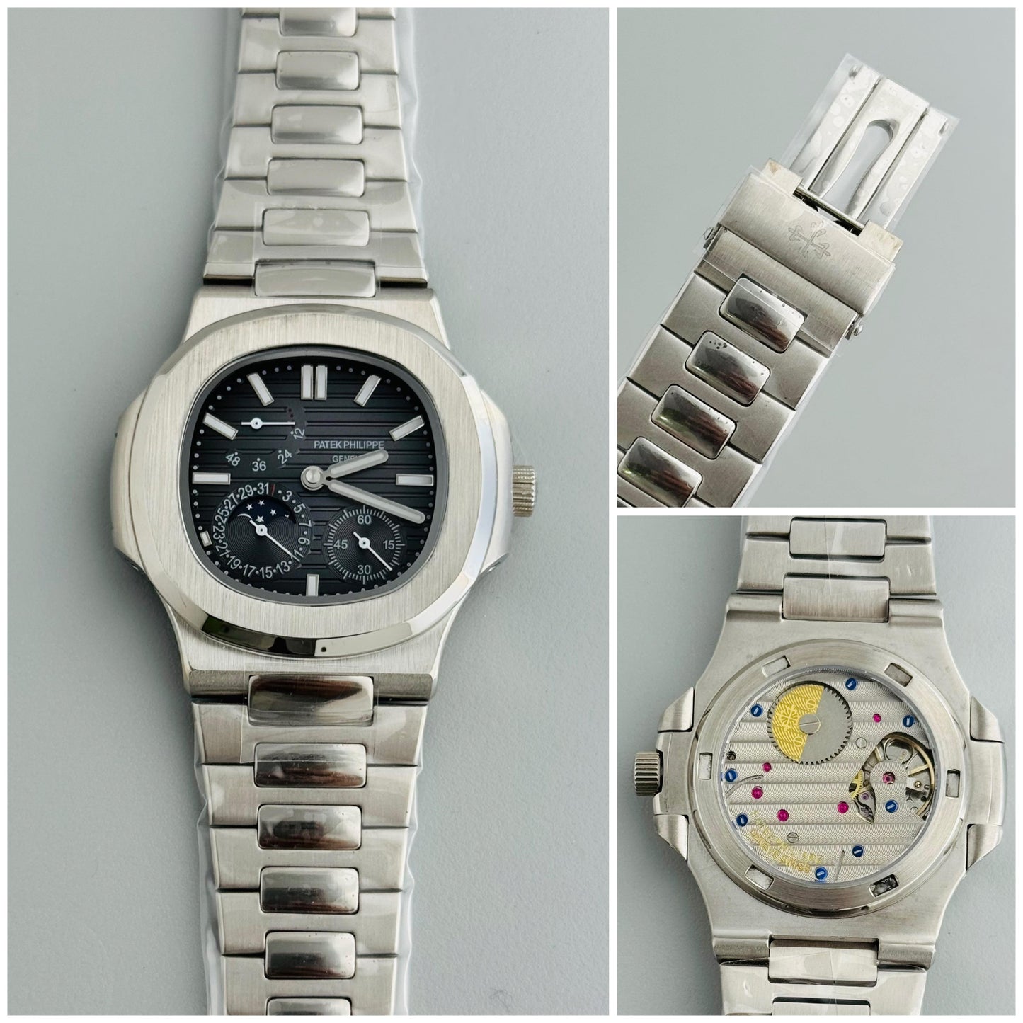 Nautilus Power Reserve Silver – Premium Men’s Automatic Watch | Limited Edition