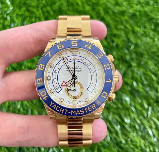 Yacht-Master Full Gold | 7AAA Premium Automatic Watch for Men – Now Back in Stock