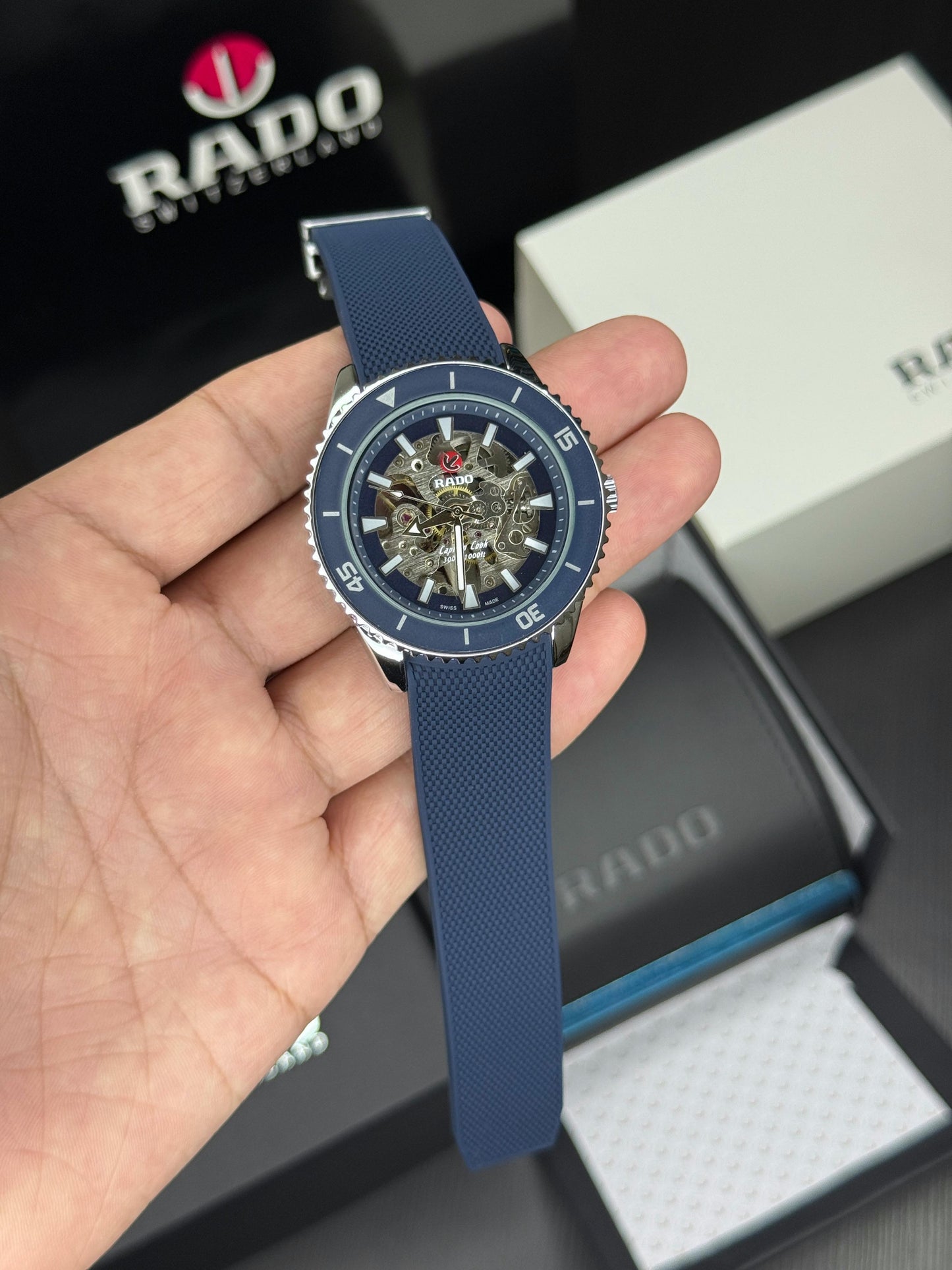 Men’s Automatic Mechanical Watch – Heavy Quality | Silicone Strap