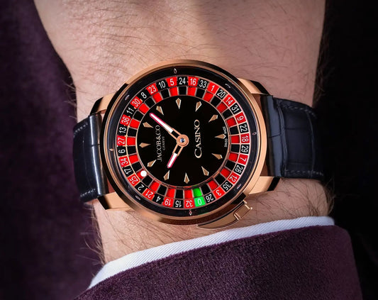 Buy Casino Tourbillon Rose Gold Watch | Premium Roulette Dial Timepiece
