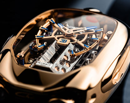 Chiron Tourbillon Rose Gold | Luxury Engine-Inspired Timepiece