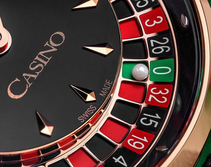 Buy Casino Tourbillon Rose Gold Watch | Premium Roulette Dial Timepiece