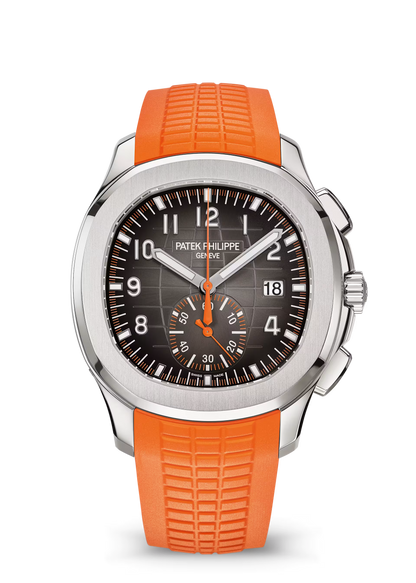 Aquanaut-Inspired Chronograph Watch – Flyback Sport Watch in Blue, Brown, Orange & Green