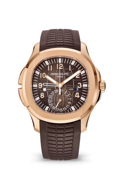 Aquanaut-Inspired Chronograph Watch – Flyback Sport Watch in Blue, Brown, Orange & Green