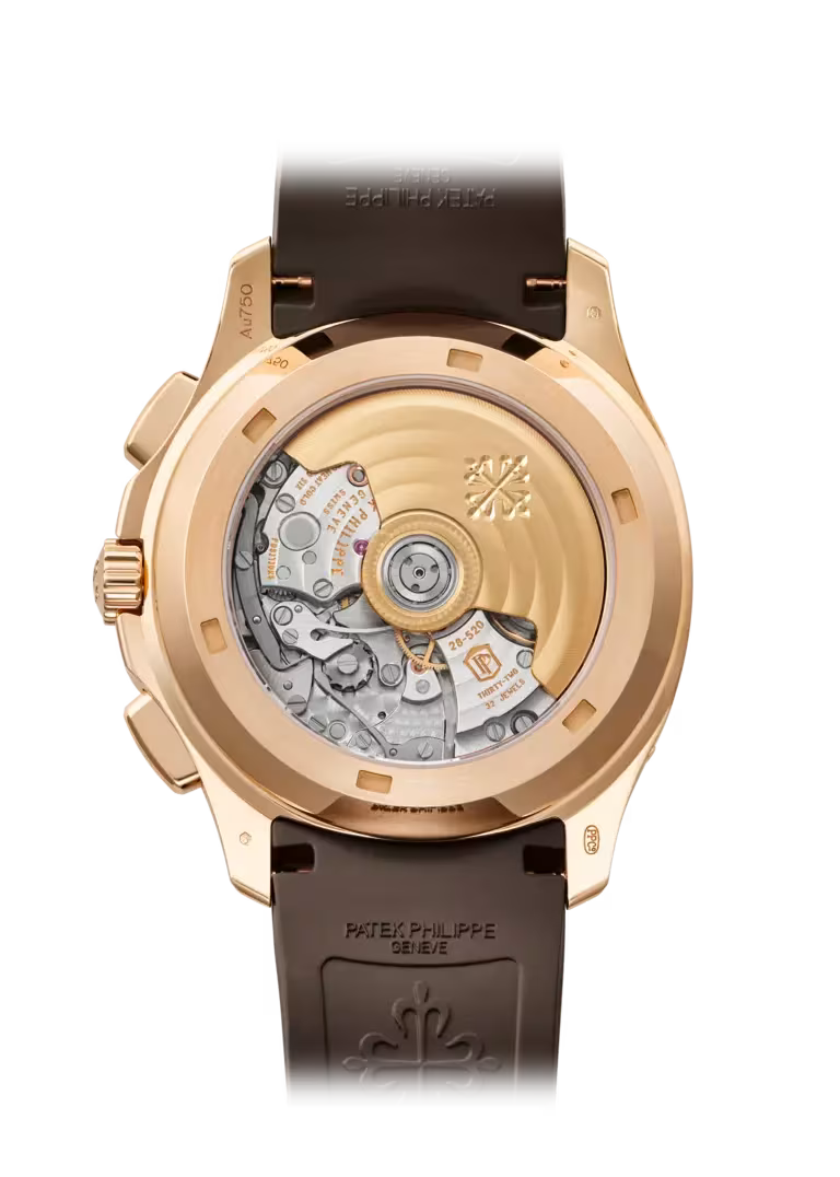 Aquanaut-Inspired Chronograph Watch – Flyback Sport Watch in Blue, Brown, Orange & Green