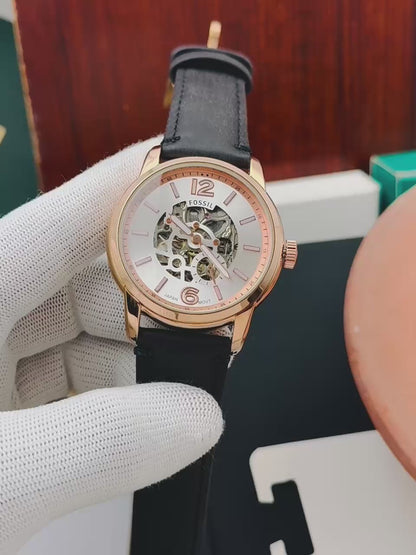 Automatic Leather Watch for Men – Timeless Style for Any Occasion