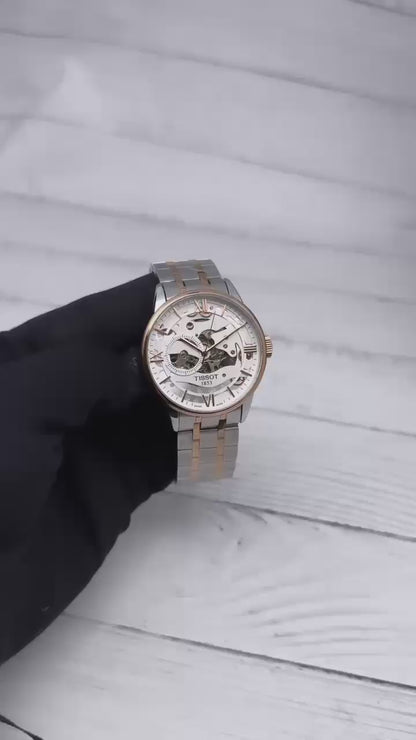 Luxury Back Open Watch – Stainless Steel Strap | Rose Gold Case | 7A Model