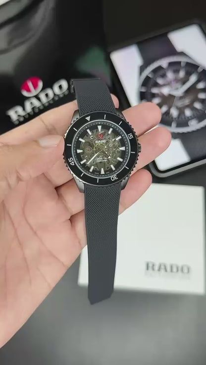 Men’s Automatic Mechanical Watch – Heavy Quality | Silicone Strap