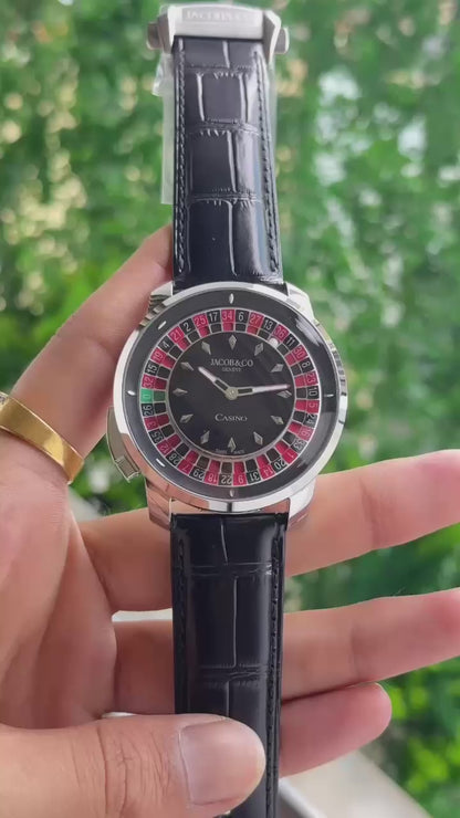 Buy Casino Tourbillon Rose Gold Watch | Premium Roulette Dial Timepiece