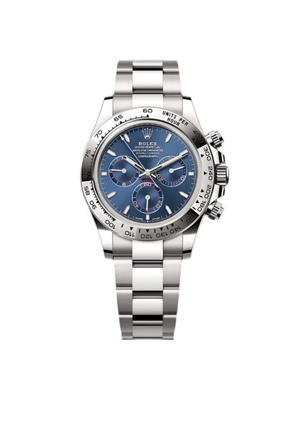 Cosmograph Daytona 40MM – Silver Steel Body, Luxury Blue Dial