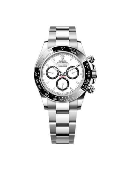 Daytona 40MM – White Dial, 100% Oystersteel Chronograph Watch